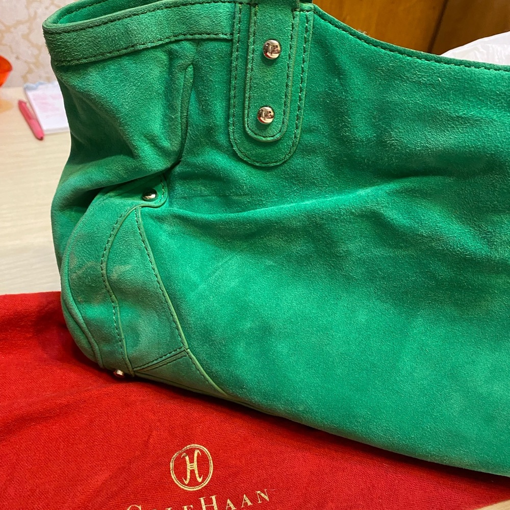 Cole Haan suede purse
